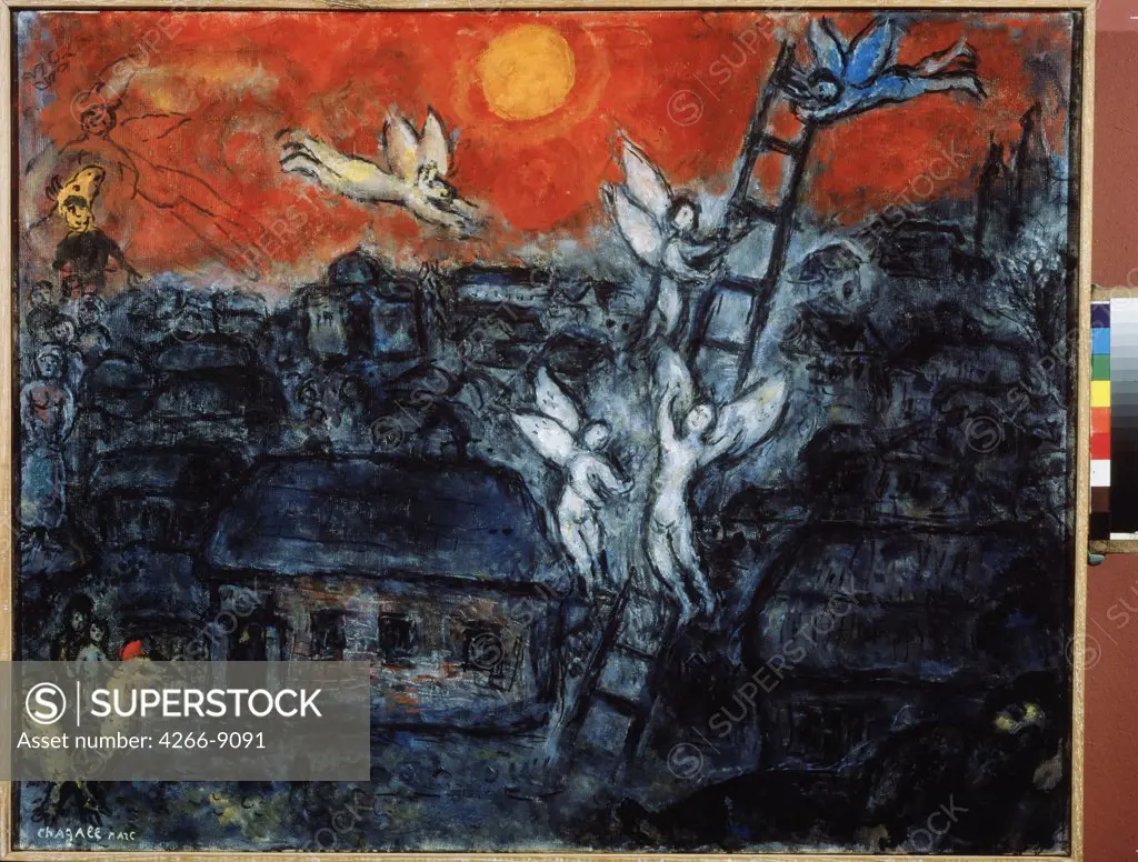 Chagall, Marc (1887-1985) Private Collection 1973 73x92 Oil on canvas Modern Russia Bible 