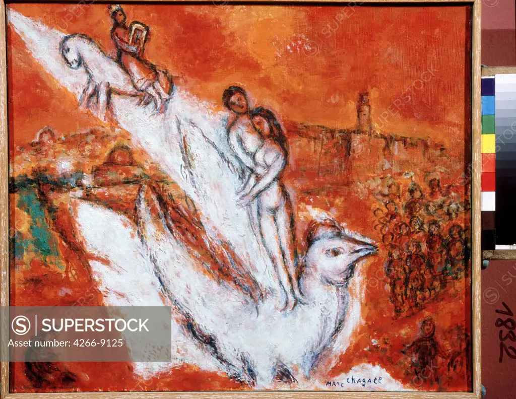 Chagall, Marc (1887-1985) Private Collection 1974 46x55 Oil on canvas Modern Russia Bible 