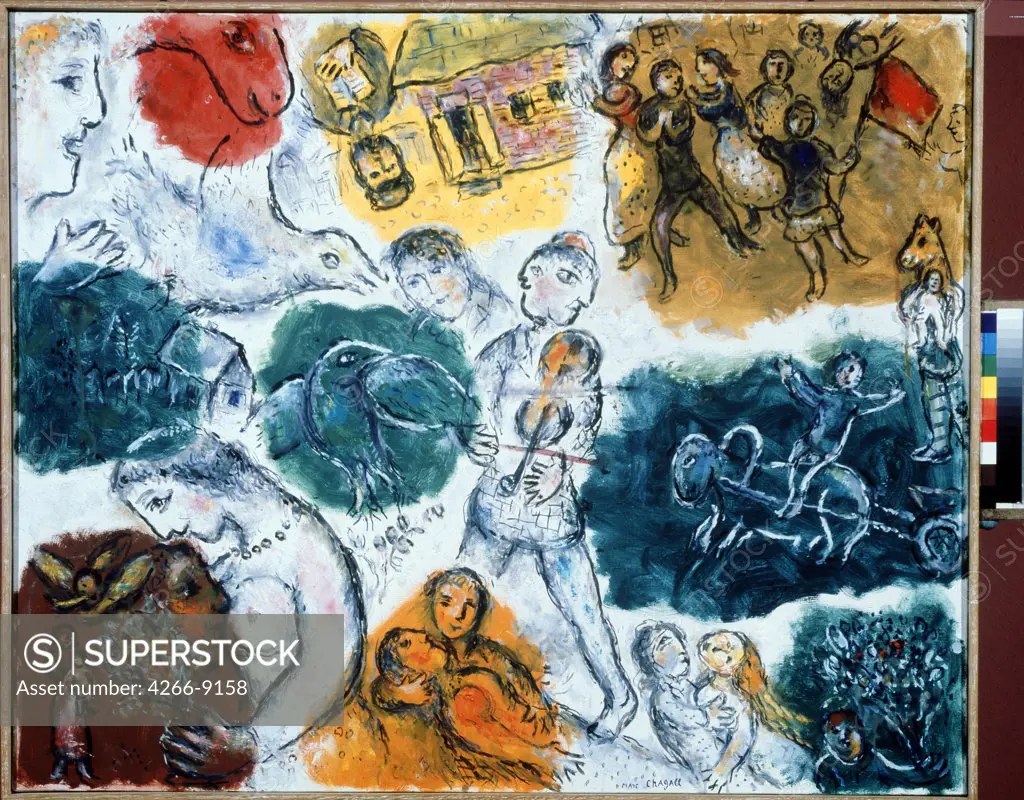 Chagall, Marc (1887-1985) Private Collection 1976 81x100 Oil on canvas Modern Russia 
