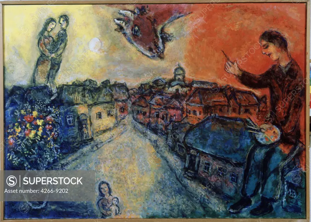 Chagall, Marc (1887-1985) Private Collection 1977-1978 65x92 Oil on canvas Modern Russia 