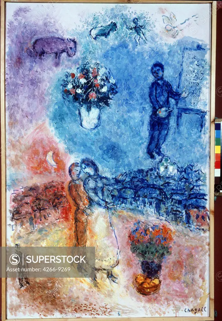 Chagall, Marc (1887-1985) Private Collection 1982 92x60 Oil on canvas Modern Russia 
