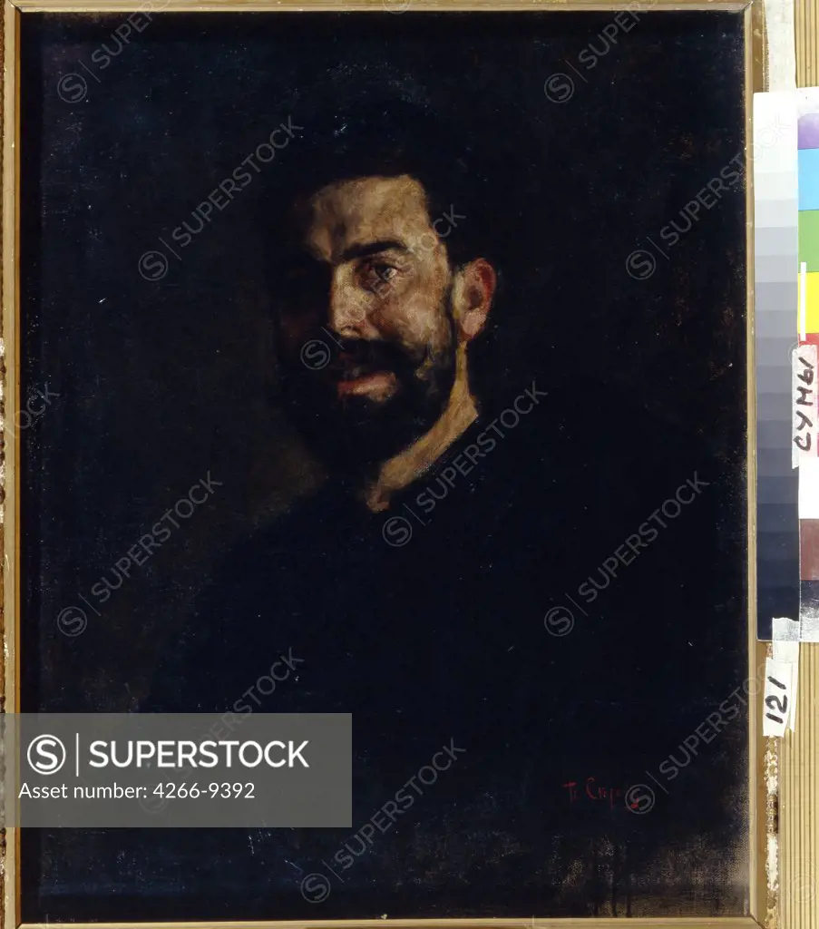 Portrait of opera singer Francisco dAndrade by anonymous artist, painting, Ukraine, Sumy, Regional Art Museum, 60, 5x49, 2