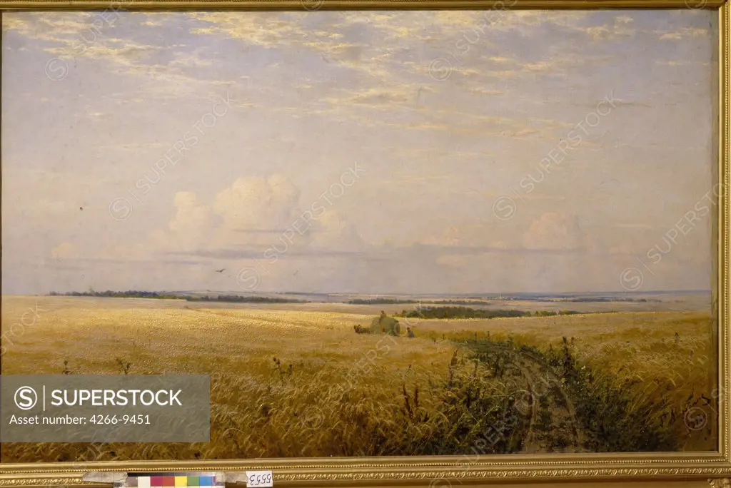 Summer fields by anonymous artist, painting, Russia, St. Petersburg, State Russian Museum, 86, 5x136