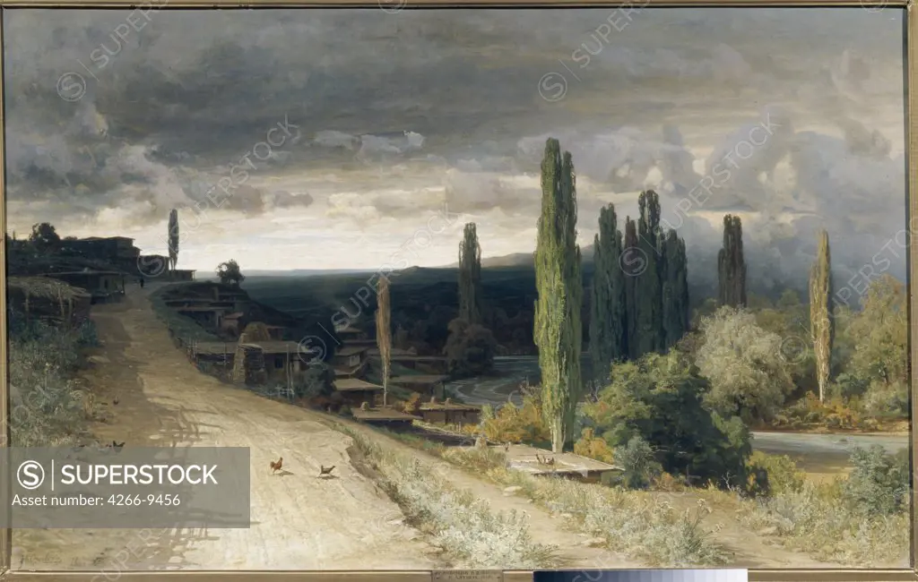 Country road by anonymous artist, painting, Russia, Moscow, State Tretyakov Gallery, 94, 5x150, 3