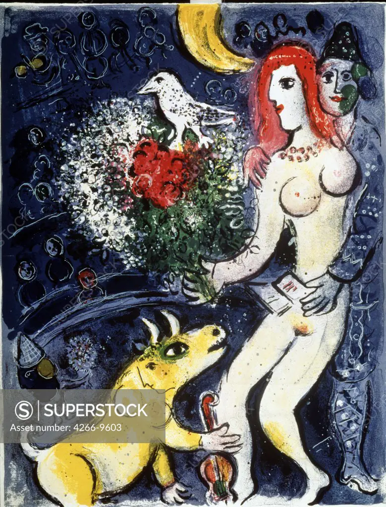 Chagall, Marc (1887-1985) State A. Pushkin Museum of Fine Arts, Moscow 1956-1962 Colour lithograph Modern Russia 
