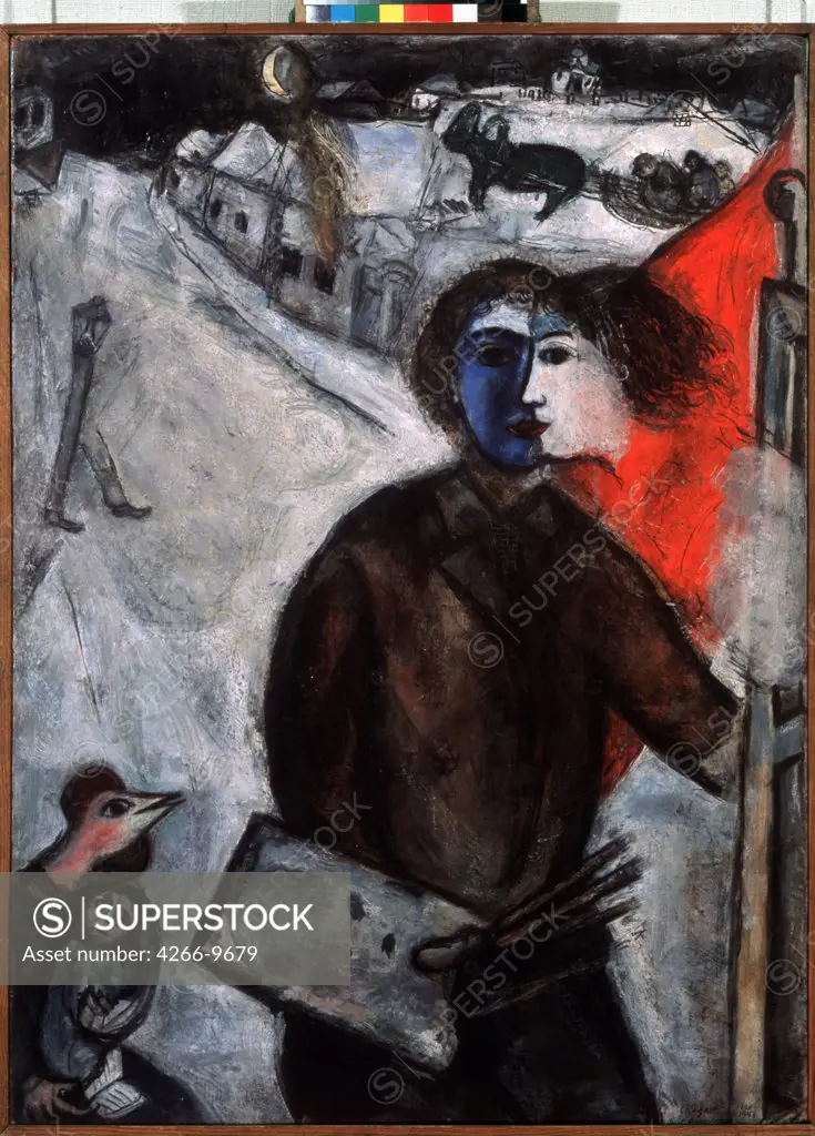 Chagall, Marc (1887-1985) Private Collection 1938-1943 100x73 Oil on canvas Modern Russia 