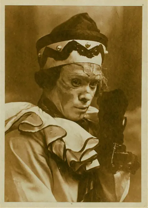 Vaslav Nijinsky, 'The Clown of God' by Anonymous  /Private Collection/Photograph/Opera, Ballet, Theatre