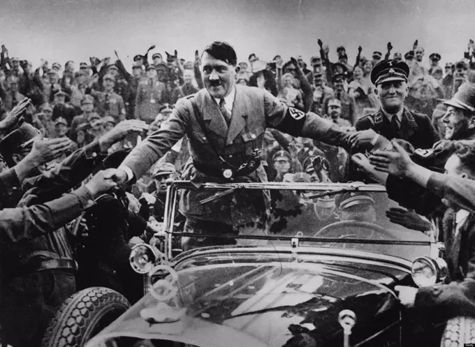 Hitler at the 5th Party Congress in Nuremberg, 1933, Anonymous  