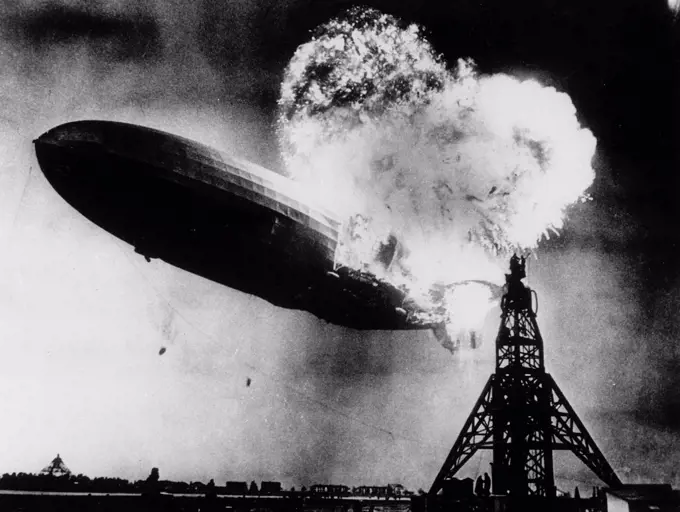 The Hindenburg disaster May 6, 1937 in Lakehurst, Anonymous  
