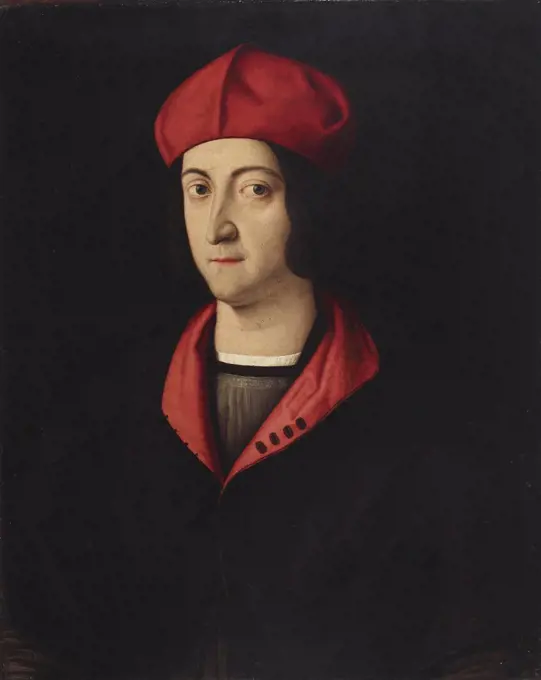 Portrait of Cardinal Ippolito d'Este (1509-1572), Veneto, Bartolomeo (1502-1555)