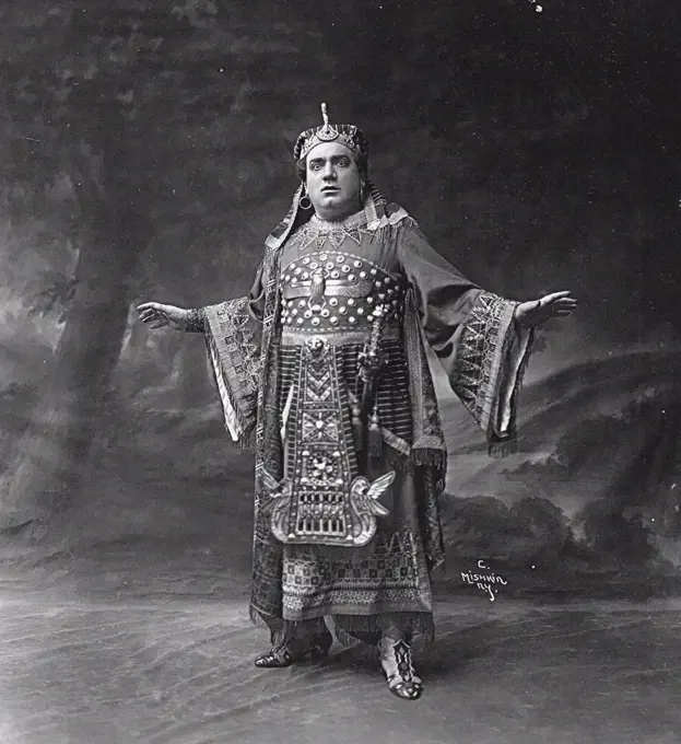 Enrico Caruso (1873-1921) as Radamès in Opera Aida by Giuseppe Verdi, Anonymous  
