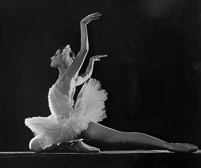 Maya Plisetskaya as Odette in the Ballet Swan Lake, Anonymous  