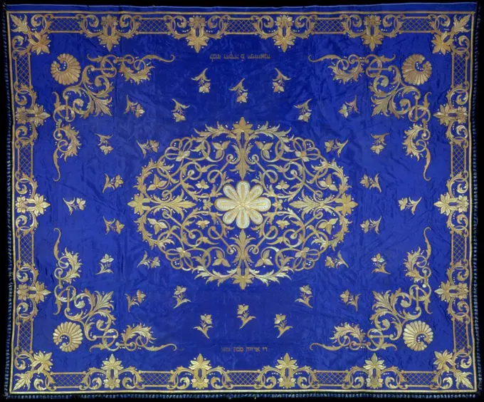 Chuppah (Marriage Canopy) by Anonymous   / Jewish Museum, New York / 1867-1868 / Bulgaria / Wool, silk, handwoven / Objects,Poster and Graphic design / 163,2x135
