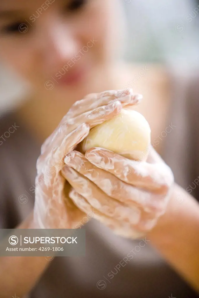 Obsessive-compulsive disorder (OCD), is a form of neurosis. The sufferer has recurrent ideas (obsessions) which force them to perform repetitive acts (compulsions). Here, a repetitive behaviour (compulsion) takes the form of repeated hand washing.