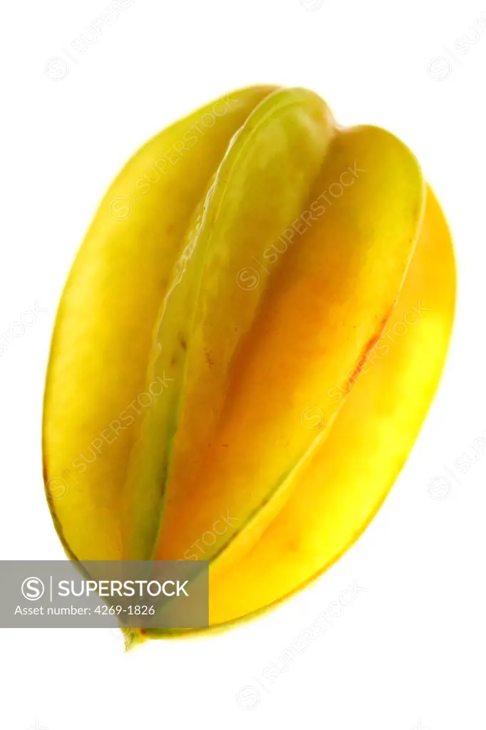 Star fruit (Averrhoa carambola).