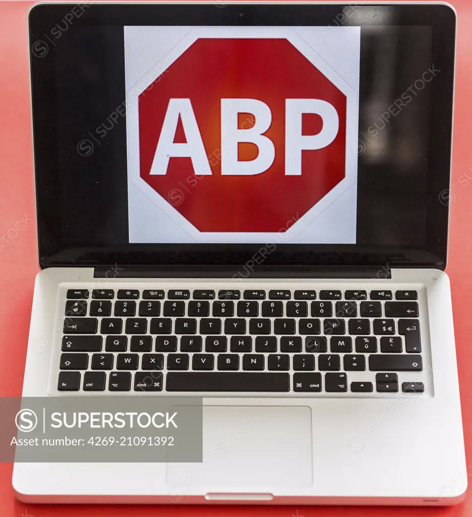 ABP ( Adblock Plus ), bloqueur de publicités sur internet.