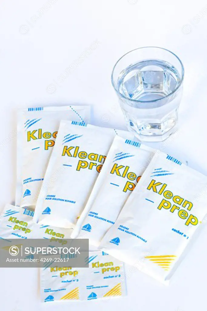 Klean prep®, ensuring colonic cleansing colon cleansing before colonoscopy.