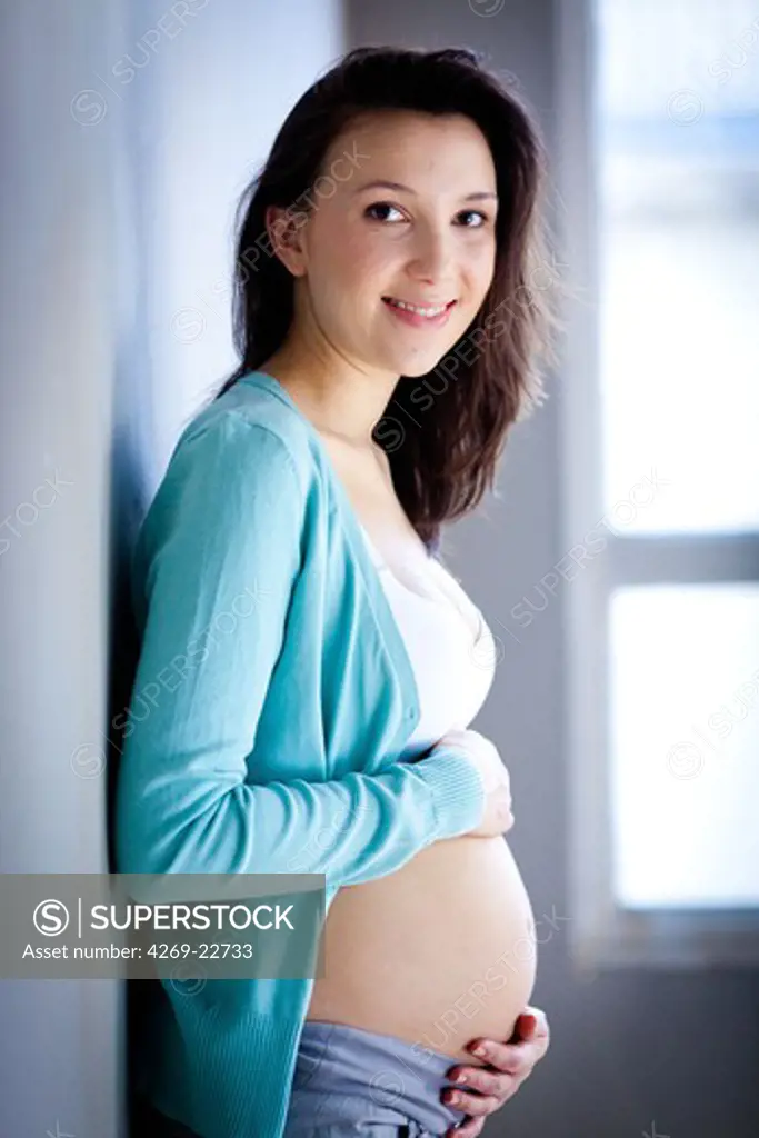 Pregnant woman.