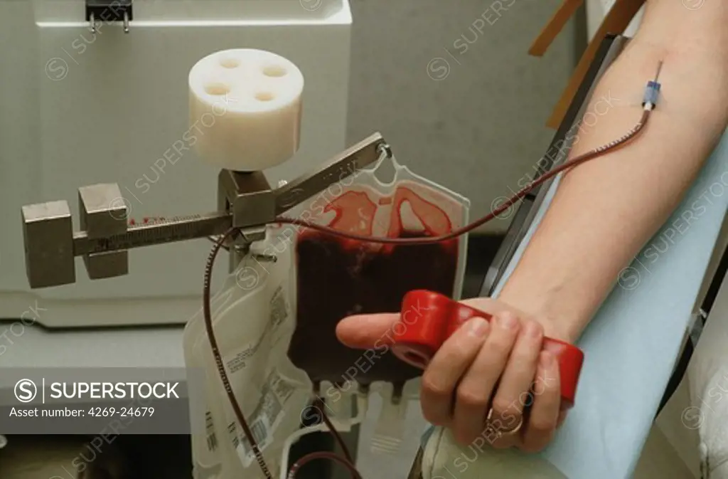 Blood transfusion. Blood donor