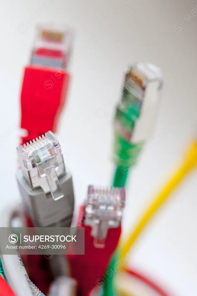 Ethernet(RJ45) cables.