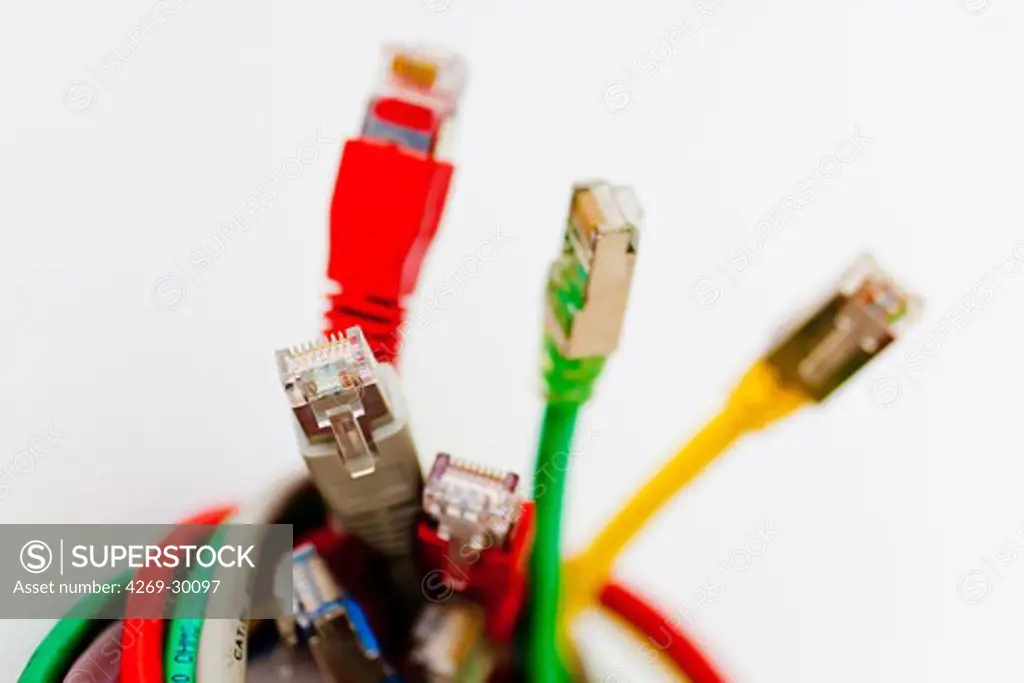 Ethernet(RJ45) cables.