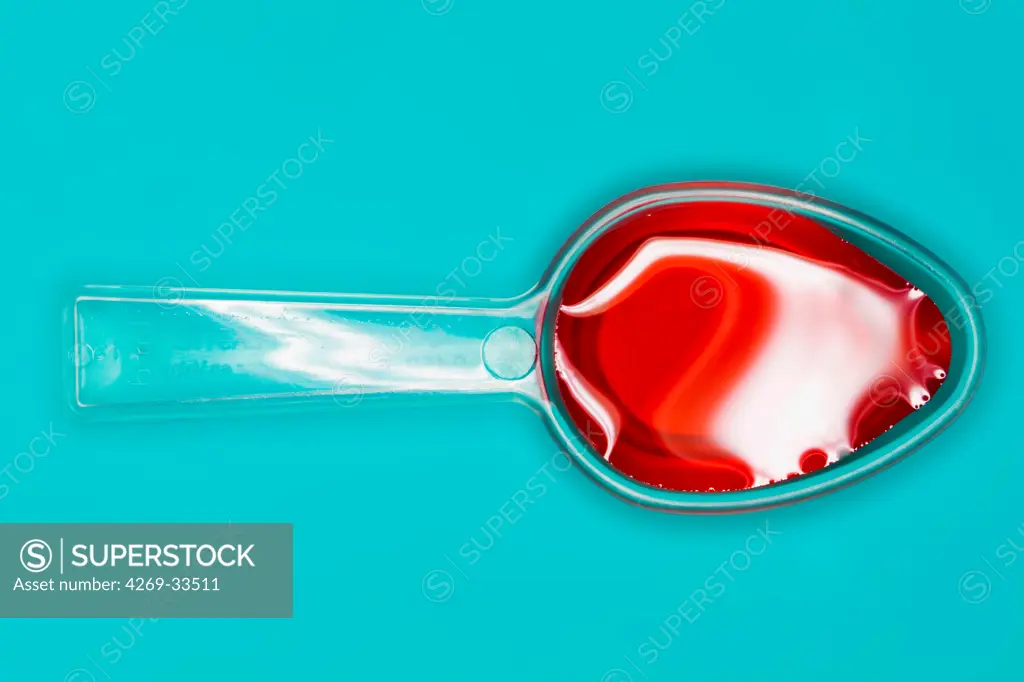 Spoonful of syrup.