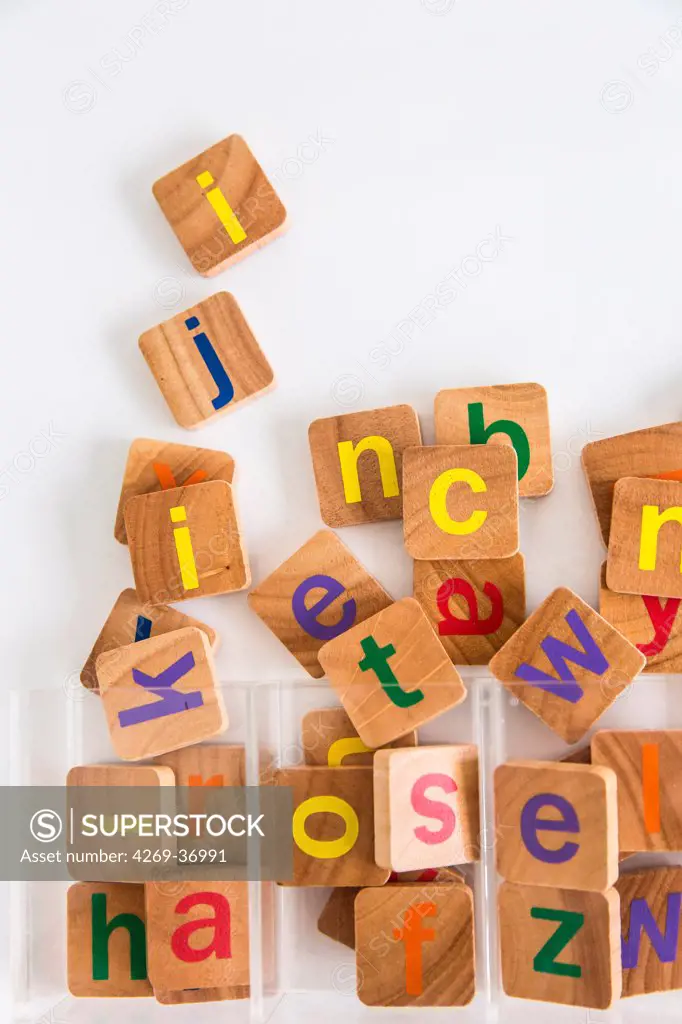 Letters, Wooden letters.