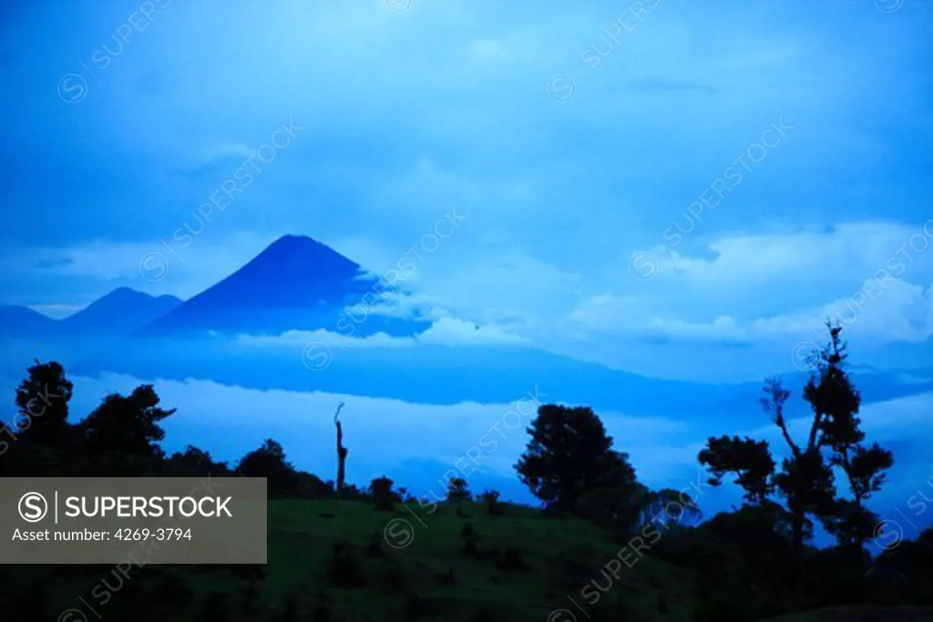 Volcano Pacaya, 2 552 m high, near Antigua, Guatemala.