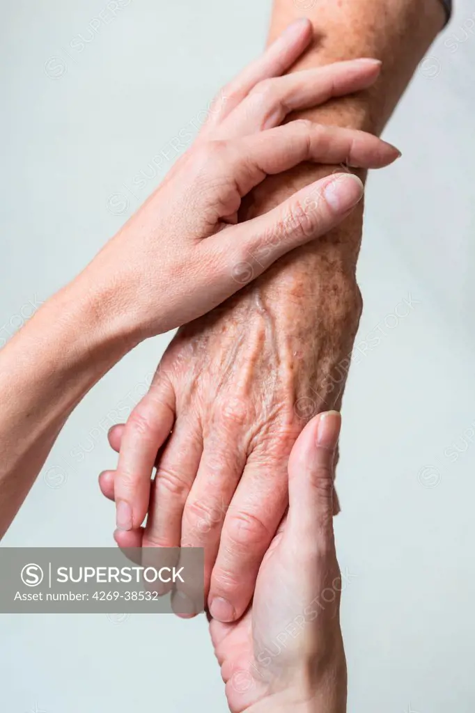 Women hands.