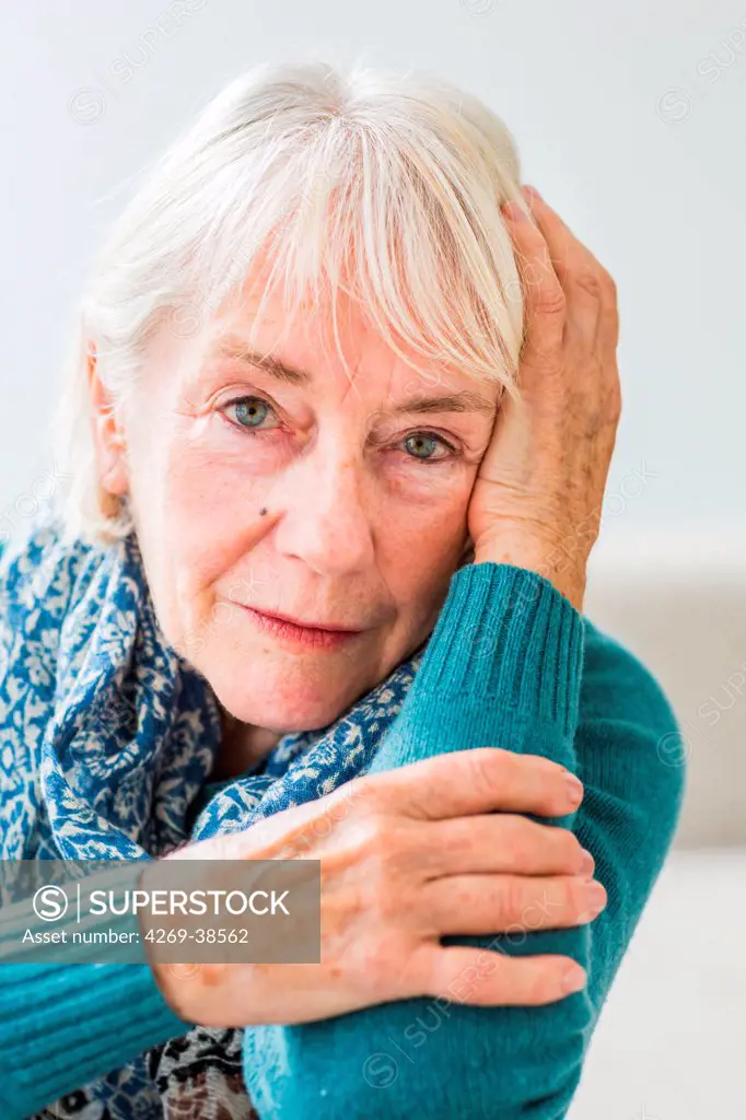 Elderly woman portrait.