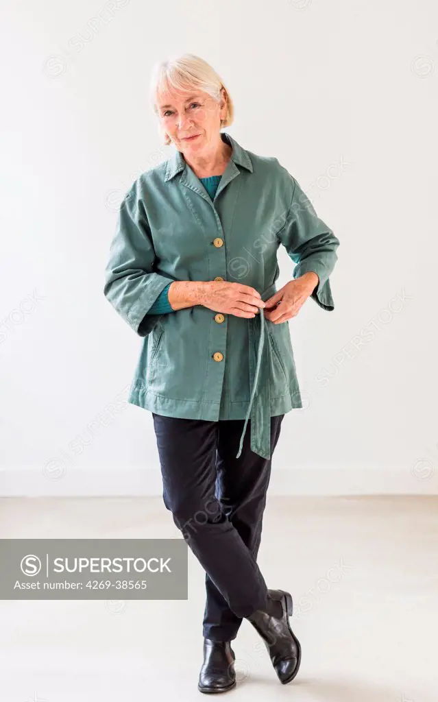 Elderly woman portrait.