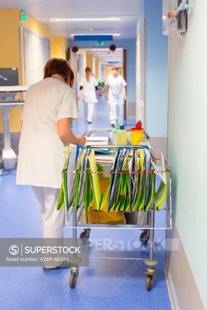 Nurse, Angouleme hospital, France.
