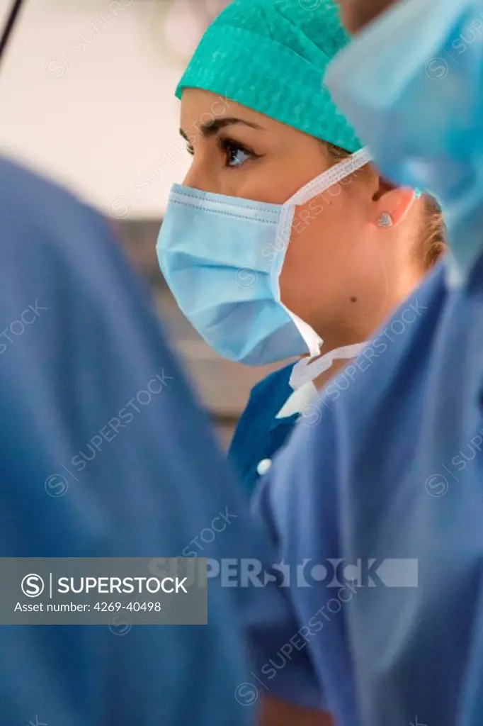 Nurse in an operating room.