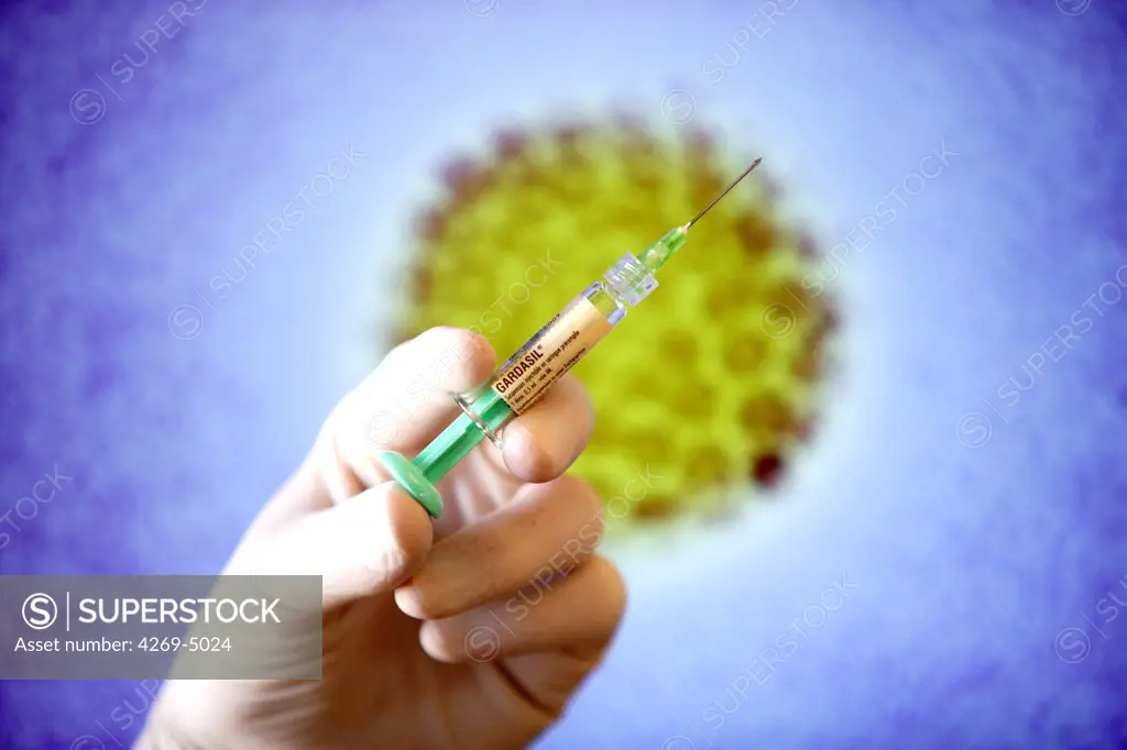 Gardasil, vaccine against certain types of the human papillomavirus (HPV) responsible for cervical cancer and genital warts.