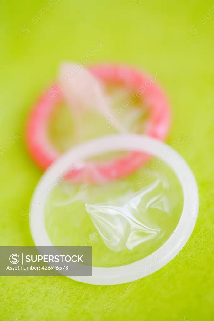 Hypoallergenic polyurethane condoms.