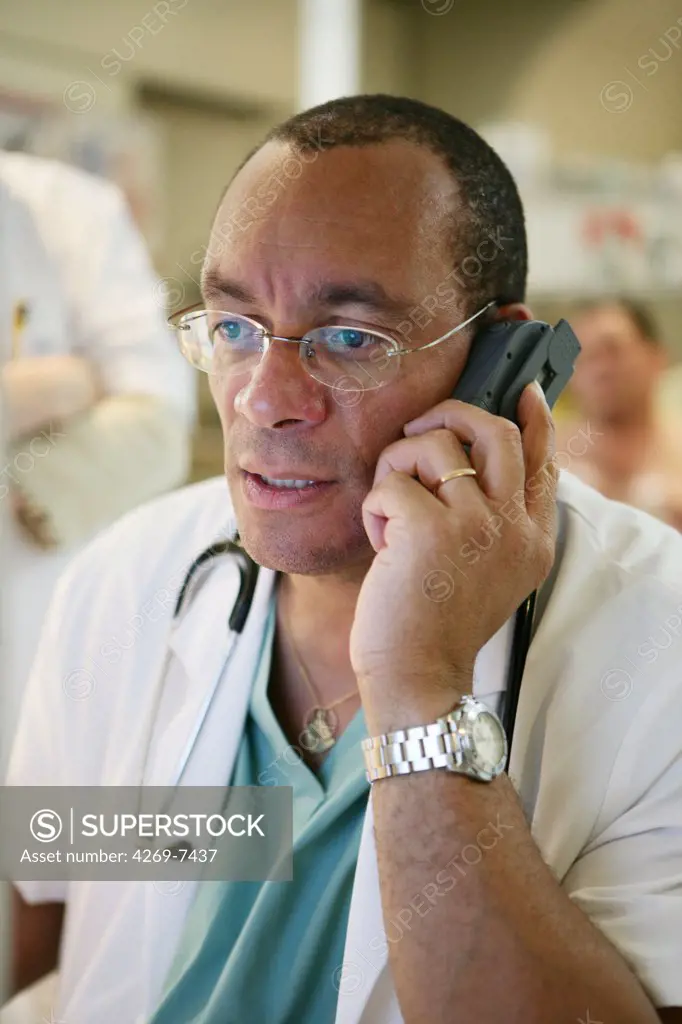 Dr Patrick Plaisance, head of the Emergency Department, Lariboisière Hospital, Paris, France.