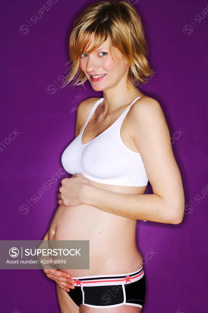 Pregnant woman.