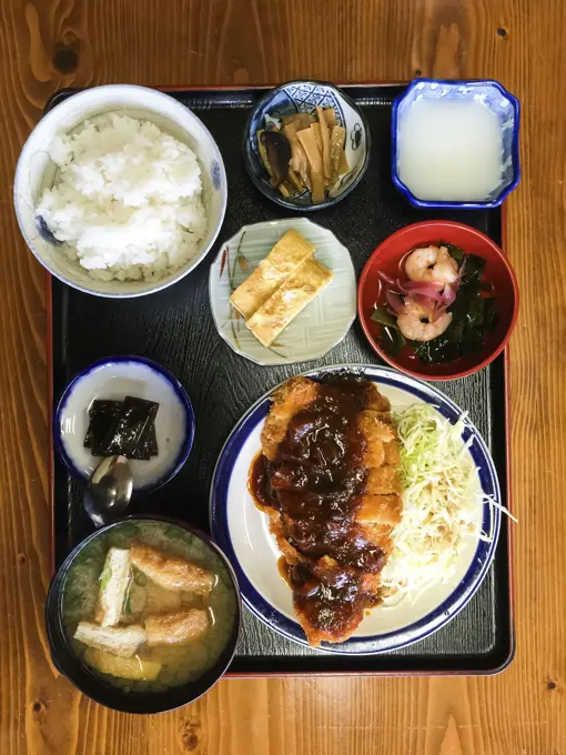 Bento, box lunch, Japan.