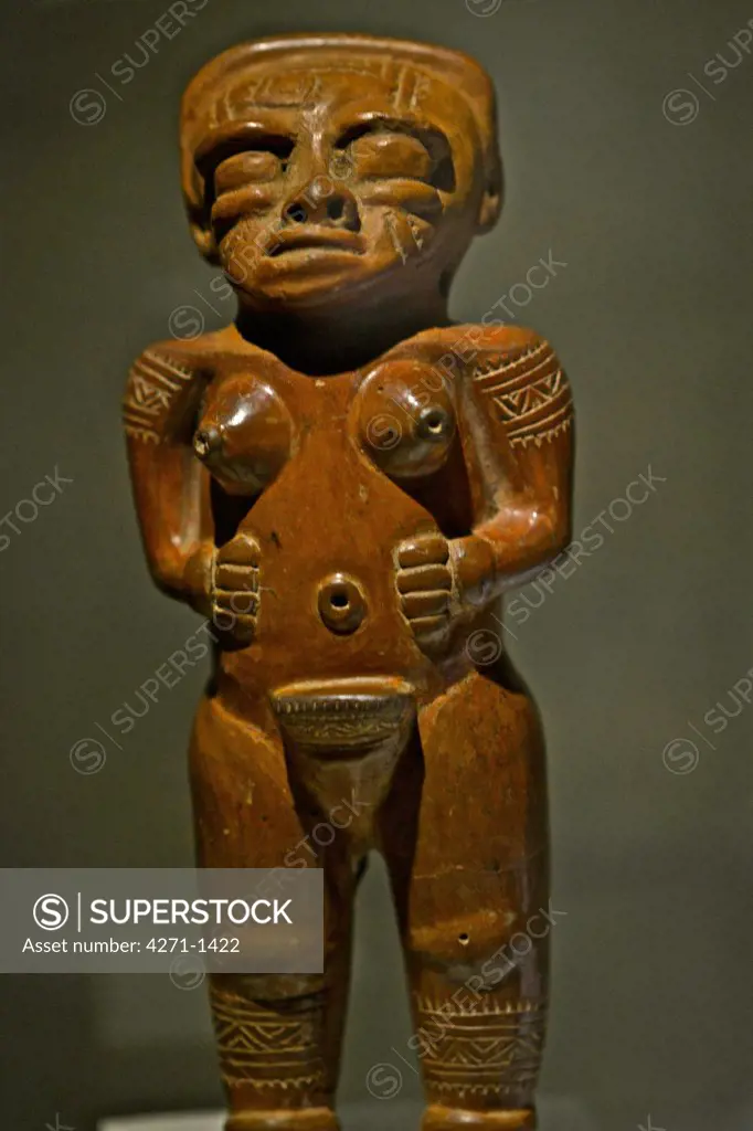 Costa Rica, San Jose, Pre-Columbian Gold Museum, Pre-columbian art