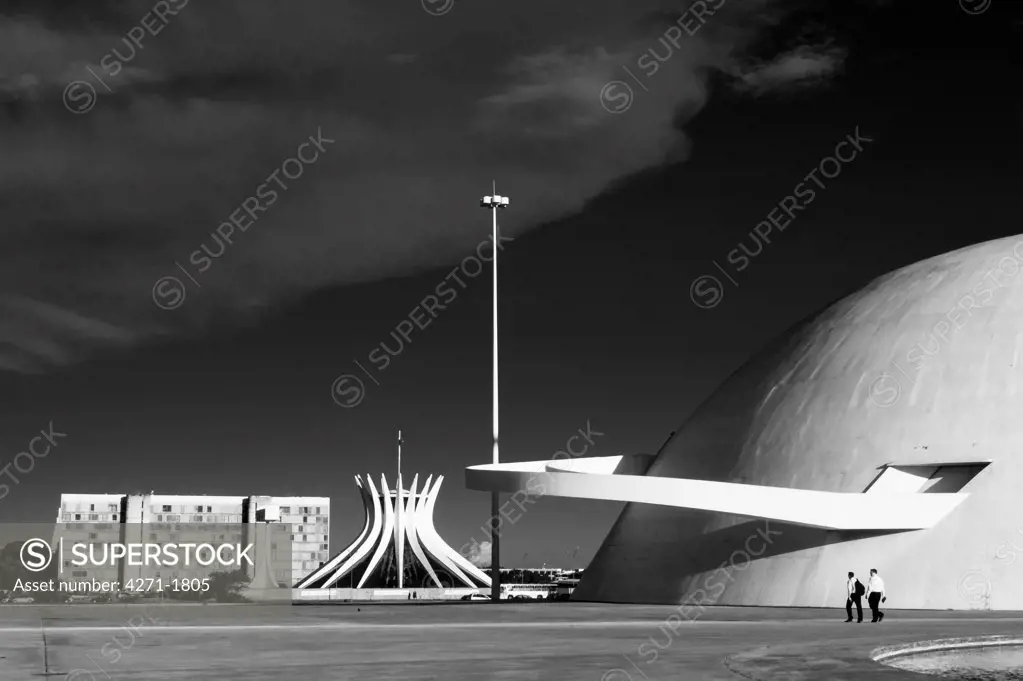 National Museum Honestino Guimaraes, Cathedral of Brasilia, Brasilia, Brazil
