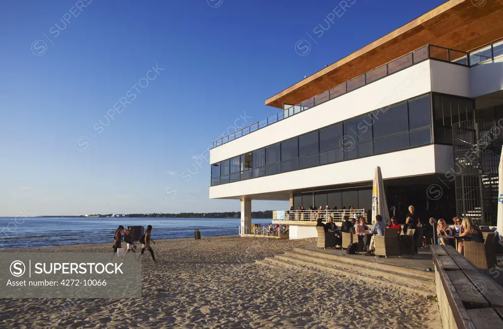 Estonia, Tallinn, Restaurant On Pirita Beach