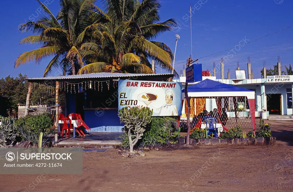 Bar/restaurant on Isabella Island.