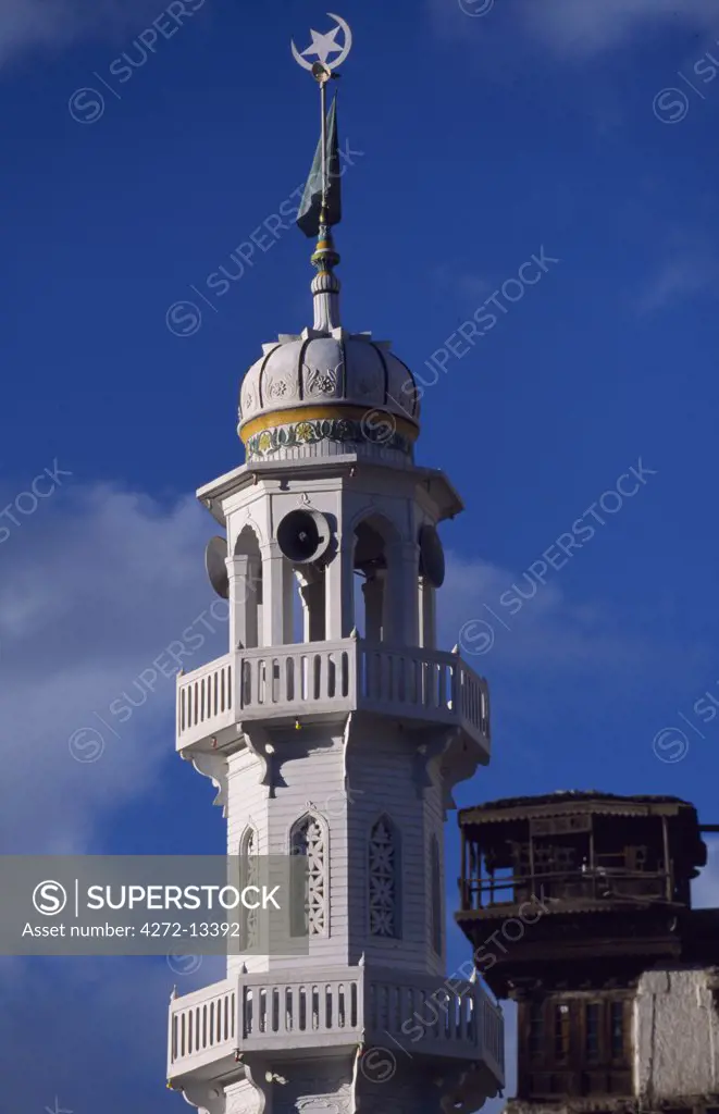 Detail of minaret in the Old City of Delhi