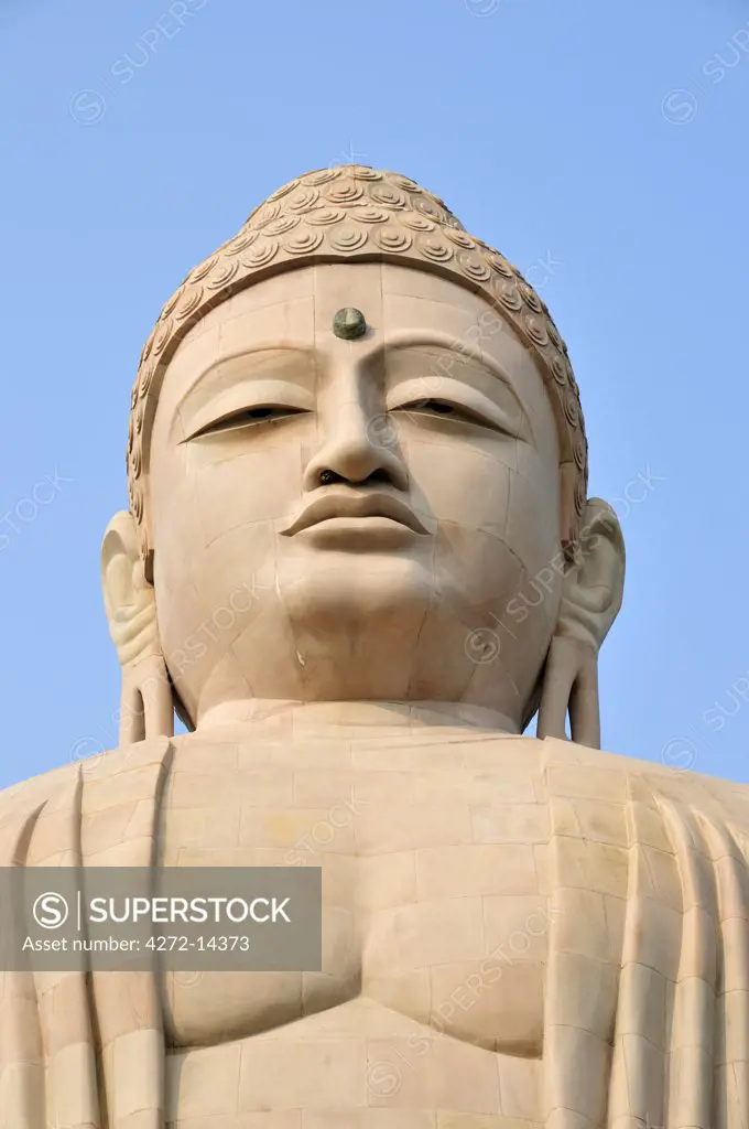 The great Buddha of Bodhgaya, India