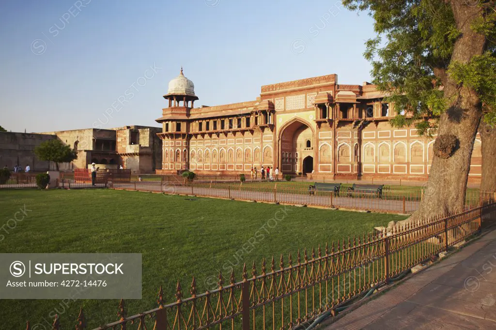 Jehangir's Palace in Agra Fort, Agra, Uttar Pradesh, India