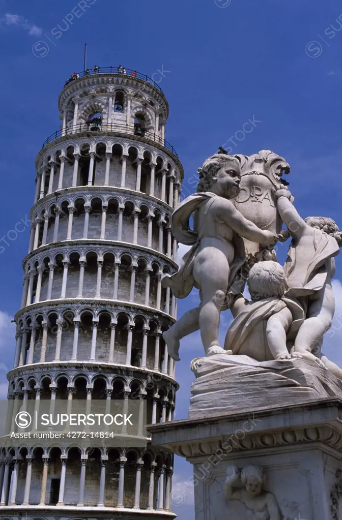 The leaning Tower of Pisa in The Field of Miracles