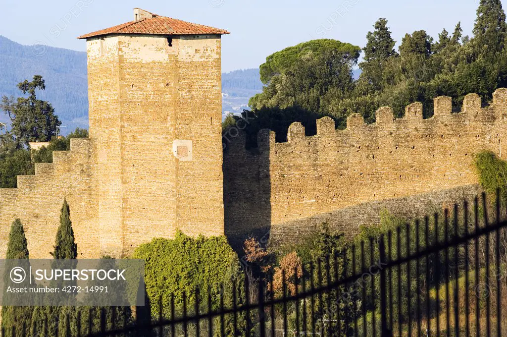 Walls of Fort Belvedere Forte di Belvedere.