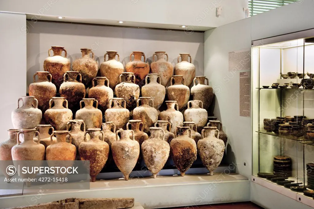 Archaeological museum, Lipari, Aeolian Islands, Sicily, Italy