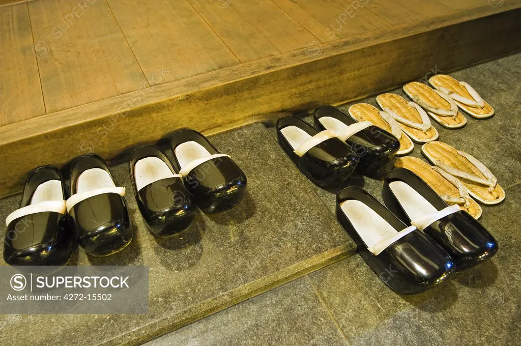 Kyoto priests sandals at Shrine