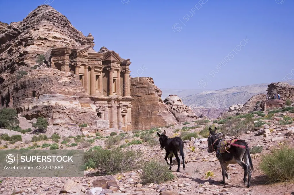 The Monastery, also known as El-Deir, at Petra, Jordan